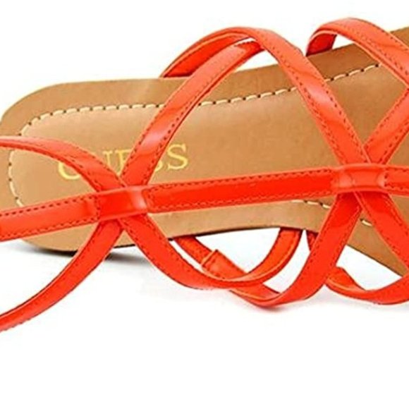 New GUESS Factory Mannie Gladiator Flat Sandals - Picture 7 of 11